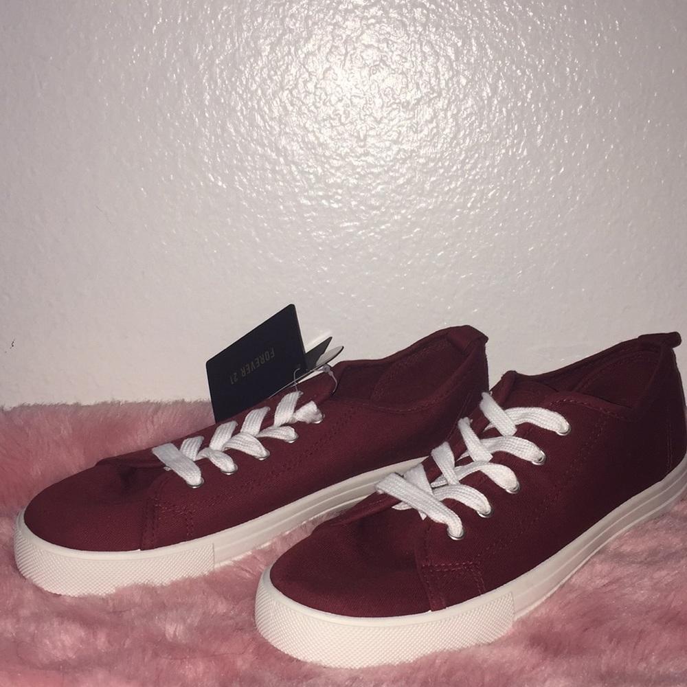 Forever 21 Burgundy Sneakers